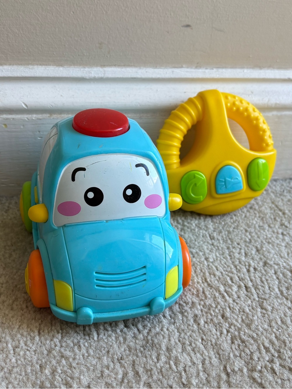 My first remote control car for toddlers - lights and sounds